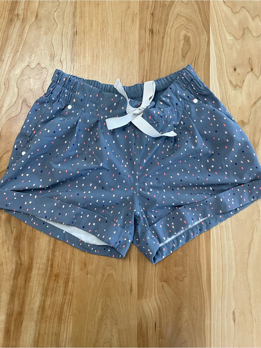 Lululemon Spring Break Away Shorts Size 4 Gray Confetti Running Athleisure